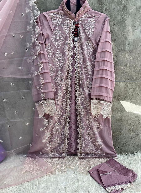 Hoor Tex HF 80 A To E Heavy Georgette Fancy Designer Wear Pakistani Salwar Suit Wholesale Price Catalog